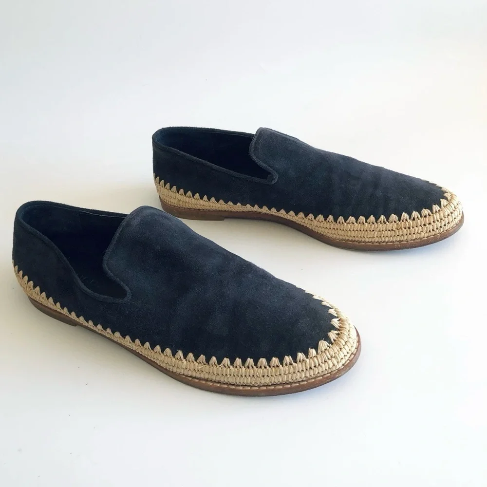 Vince Jalen Espadrille Suede Loafers